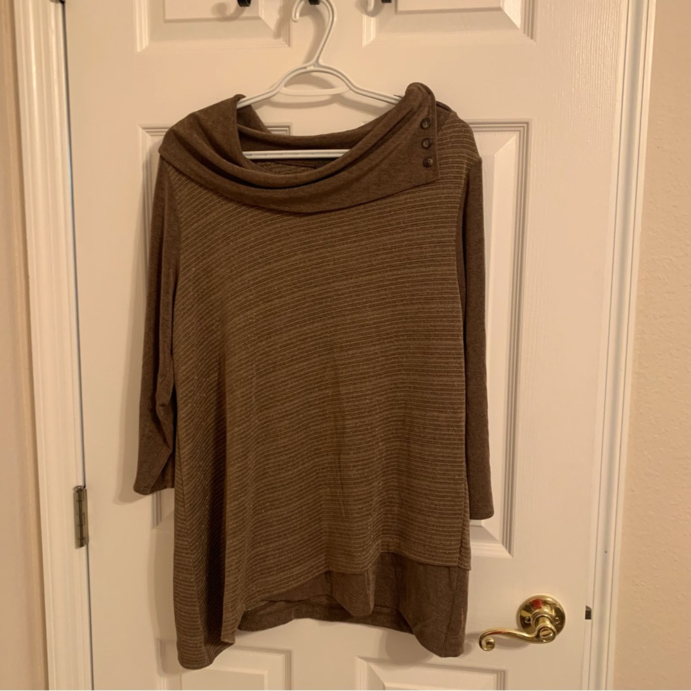 Chico’s Travelers Bronze Tunic